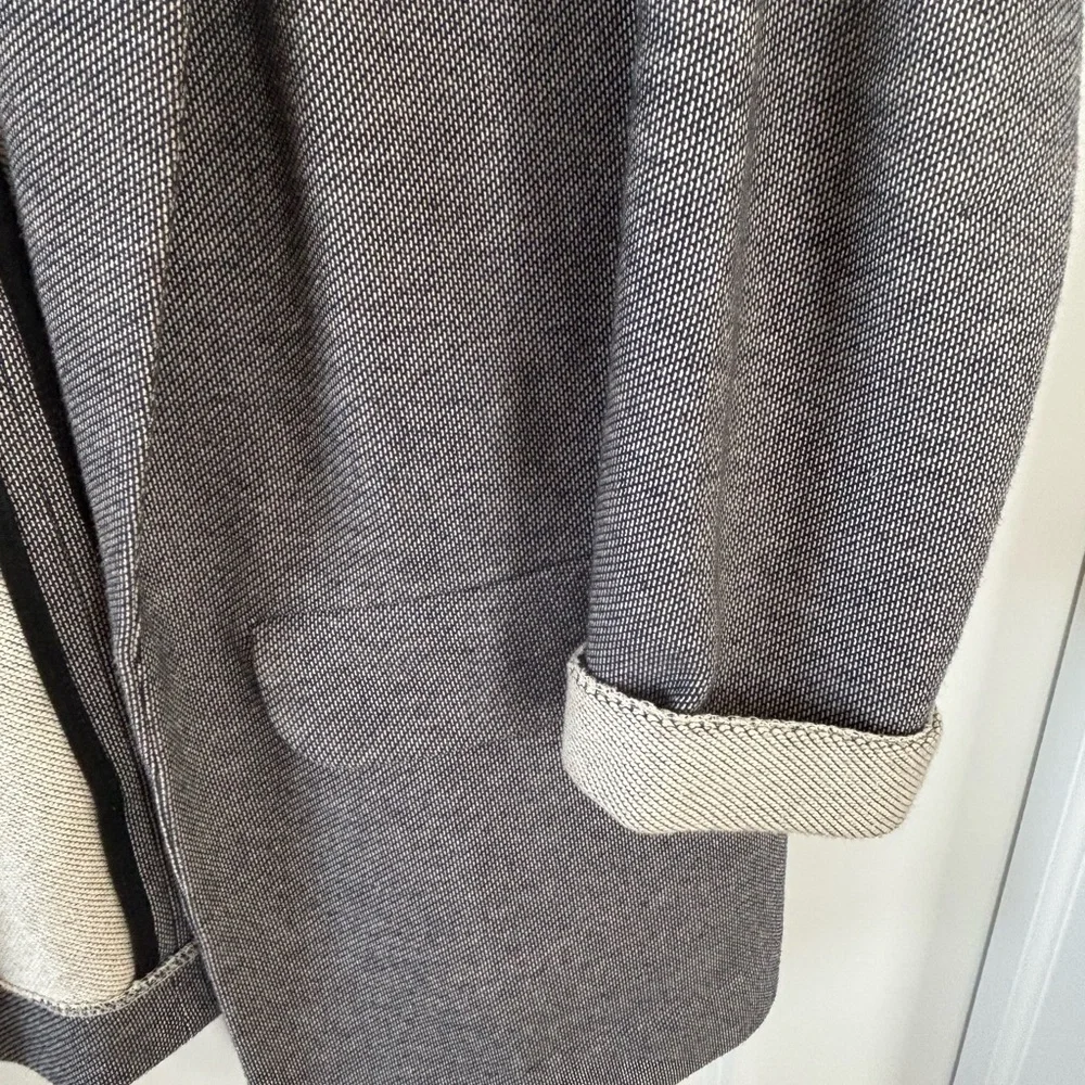Topshop Grey Open Front Blazer - Picture 4 of 6